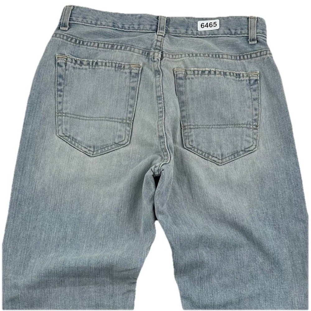 NEW Y2K Old Navy BootCut Jeans Men 29x30 Blue Wide Leg Light Wash Loose Skater